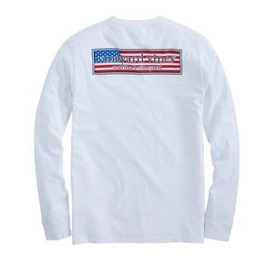 vineyard vines patriot box pocket long sleeve tee